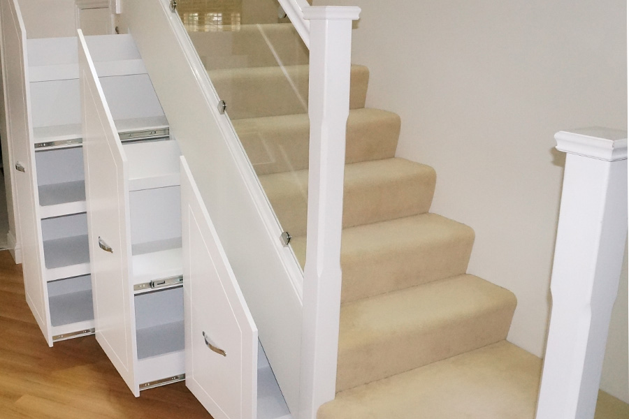 Personalised, made to measure under stairs storage in London, Kent, Essex