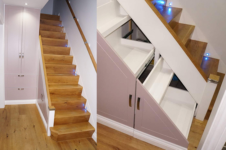 ZED Joinery Personalised, made to measure under stairs storage in London, Kent, Essex